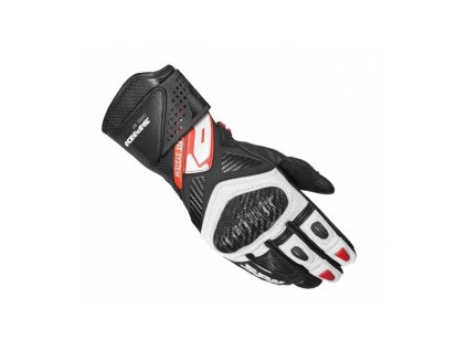 Rukavice CARBO FIT 2024, SPIDI (černá/bílá/červená) (Veľkosť M)