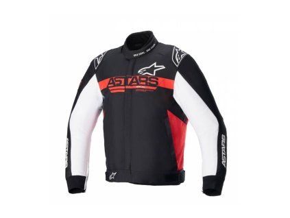 Bunda MONZA SPORT, ALPINESTARS (černá/červená/bílá) 2024 (Veľkosť M)