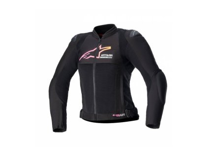 Bunda STELLA SMX AIR, ALPINESTARS, dámská (černá/gradient) 2024 (Velikost L)