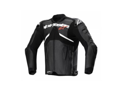 Bunda ATEM 5, ALPINESTARS (čierna/biela) 2026 (Veľkosť 52)