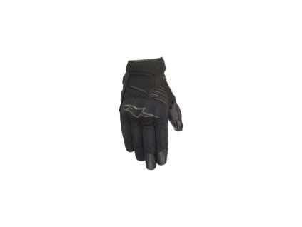 rukavice faster alpinestars cerna cerna