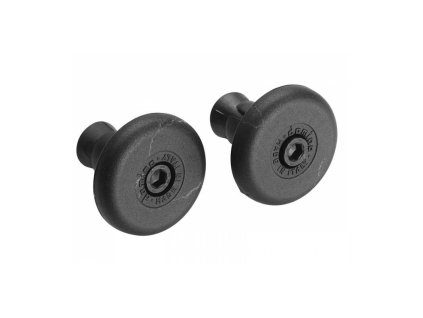 zaslepka riditek ocel pro vnitrni prumer od 16 mm domino 2 ks cerna