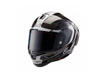 prilba supertech r10 element alpinestars karbon stribrna cerna 2026