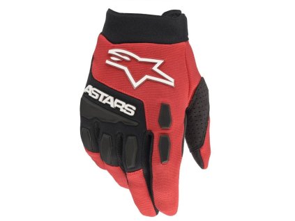 Rukavice FULL BORE, ALPINESTARS, dětské (červená/černá) 2023 (Velikost 2XS)