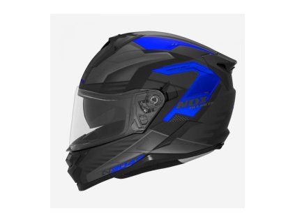 Přilba N304S CARVER, NOX (černá matná,modrá) 2024 (Velikost M)
