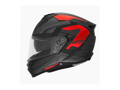 Přilba N304S CARVER, NOX (černá matná,červená) 2024 (Velikost M)