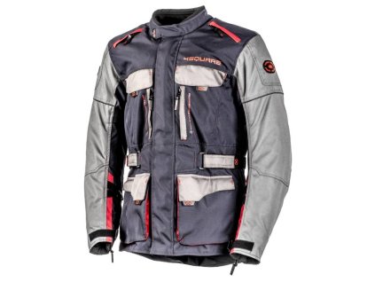 Enduro bunda TRAILER, 4SQUARE - pánska (modrá, šedá, červená) 2025 (Veľkosť M)