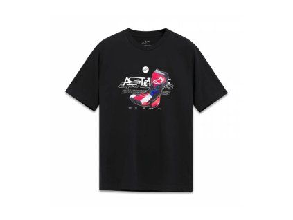 Triko R BOOT CSF, ALPINESTARS (černá) (Veľkosť S)
