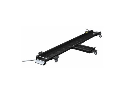 pojizdna podlozka pod motocykl pod predni a zadni kolo a bocni stojan q tech cerna