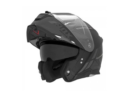 Prilba N967 SYNCHRO, NOX (čierna matná, biela) 2024 (Veľkosť XS)