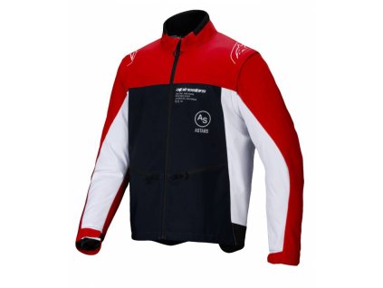 Bunda LITE-DURA SOFTSHELL, ALPINESTARS (čierna/červená/biela) 2026 (Veľkosť M)