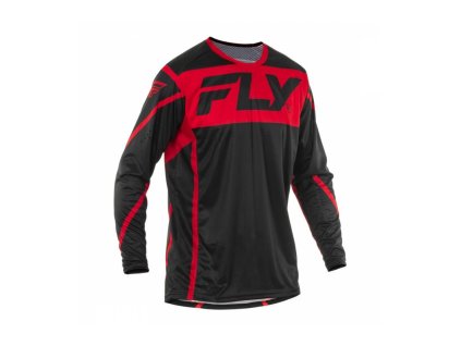 Dres LITE, FLY RACING - USA 2025 (čierna/červená) (Veľkosť M)