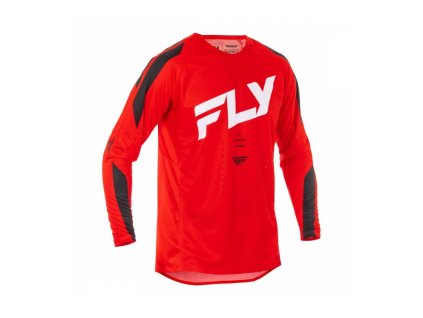 Dres EVOLUTION, FLY RACING - USA 2025 (červená/biela/čierna) (Veľkosť S)