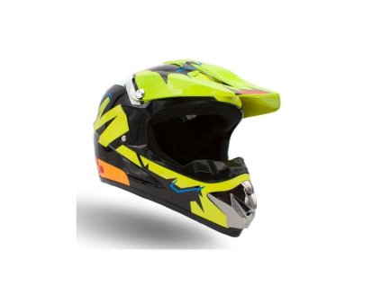 Prilba junior cross XTR 125 - žltá