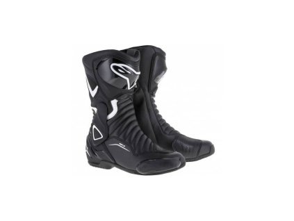 boty stella s mx 6 alpinestars cerne bile 2024