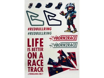 set samolepek red bull ring