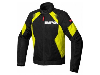 Bunda FLASH EVO NET WINDOUT, SPIDI (čierna / biela / žltá fluo) (Veľkosť S)