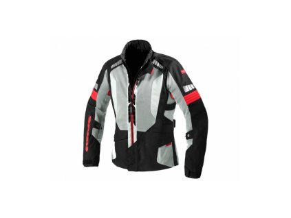 Bunda TERRANET windout, SPIDI (čierna/červená/sivá) (Veľkosť L)