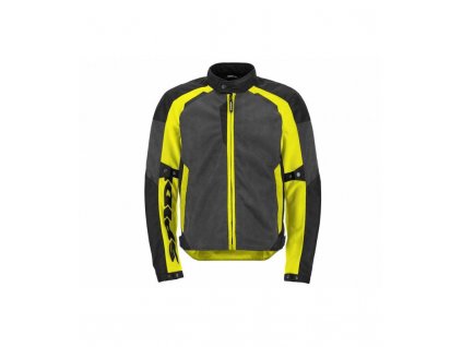 Bunda TEK NET 2022, SPIDI (čierna/sivá/žltá fluo) (Veľkosť M)