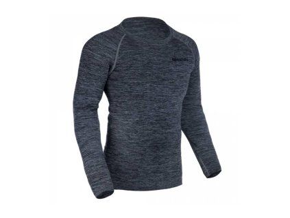Termotriko s dlhým rukávom ADVANCED BASE LAYER, OXFORD ADVANCED (šedé/čierne) (Veľkosť S/M)
