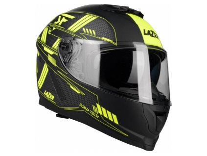Přilba Rafale EVO MM ROADTECH, LAZER (černá-fluo žlutá-matná) (Velikost XS)