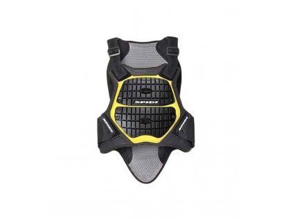 Chránič tela DEFENDER BACK AND CHEST 170/180, SPIDI (čierny / žltý) (Velikost L)