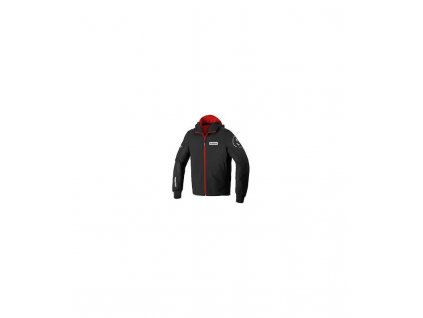 Mikina HOODIE ARMOR EVO, SPIDI (čierna / červená) (Velikost M)