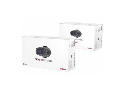 bluetooth headset 10s dosah 16 km sena sada 2 jednotek