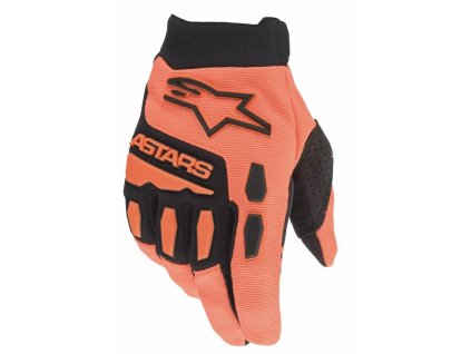 Rukavice FULL BORE, ALPINESTARS, dětské (oranžová/černá) 2023 (Velikost 3XS)
