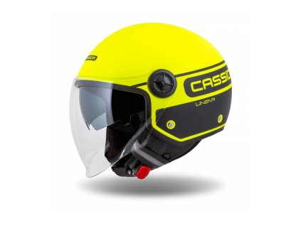 Prilba Handy Plus Linear, CASSIDA (žltá fluo matná/čierna) 2023 (Velikost L (59 cm))