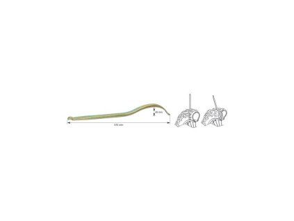 montpaka 370 mm crmo ocel vaha 04 kg