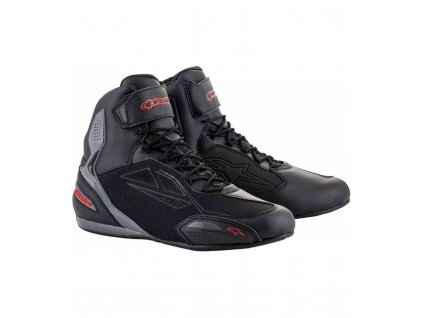 Topánky FASTER-3 DRYSTAR, ALPINESTARS (čierne / sivé / červené) (Velikost 45)