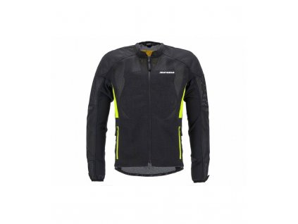 Bunda SUPER NET 2022, SPIDI (čierna/žltá fluo) (Veľkosť M)