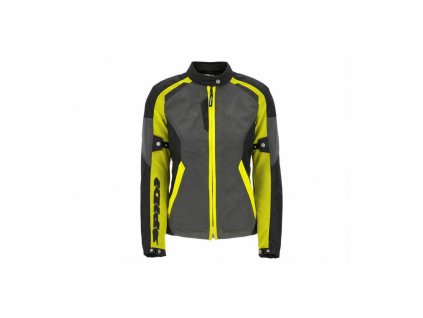Bunda TEK NET LADY 2022, SPIDI, dámska (čierna/sivá/žltá fluo) (Veľkosť XL)