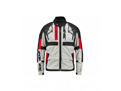 Bunda CROSSMASTER 2022, SPIDI (čierna/sivá/červená) (Veľkosť M)