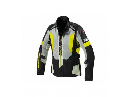 Bunda TERRANET windout, SPIDI (čierna/sivá/žltá fluo) (Veľkosť M)