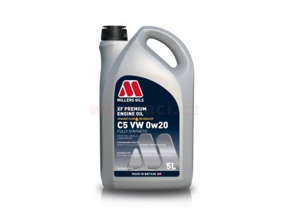 millers oils xf premium c5 vw 0w20 plne synteticky 5 l