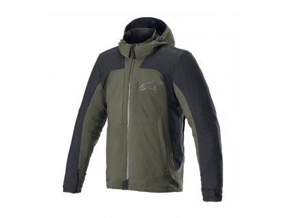Bunda STRATOS 2 TECHSHELL DRYSTAR 2022, ALPINESTARS (zelená/čierna) (Veľkosť L)