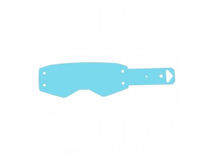 Strhávací slídy plexi pro brýle SCOTT řady PROSPECT/FURY, Q-TECH (50 vrstev v balení, čiré)