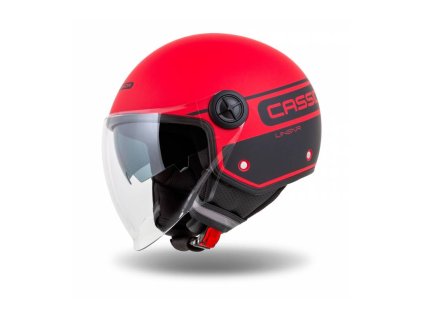 Prilba Handy Plus Linear, CASSIDA (červená matná/čierna) 2023 (Velikost XS (53 až 54 cm))