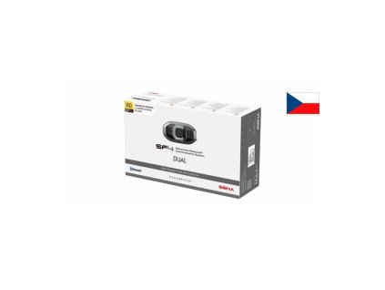 bluetooth handsfree headset sf4 dosah 12 km sena sada 2 jednotek