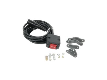 Prepínač na riadidlá pre ATV navijaky (Barva Červená)