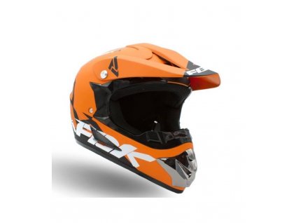 Prilba junior cross XTR 125 - oranžová matná