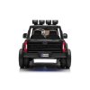 Elektrické autíčko Ford Super Duty 24V čierne, Dvojmiestne, Pohon 4X4 s vysokovýkonnými 24V motormi a odpružením, Dvojité zadné EVA kolesá, 2,4 GHz Diaľkový ovládač, Svetelná rampa LED, MP3 prehrávač s USB vstupom, ORIGINÁL licencia