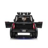 Elektrické autíčko Ford Super Duty 24V čierne, Dvojmiestne, Pohon 4X4 s vysokovýkonnými 24V motormi a odpružením, Dvojité zadné EVA kolesá, 2,4 GHz Diaľkový ovládač, Svetelná rampa LED, MP3 prehrávač s USB vstupom, ORIGINÁL licencia