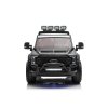 Elektrické autíčko Ford Super Duty 24V čierne, Dvojmiestne, Pohon 4X4 s vysokovýkonnými 24V motormi a odpružením, Dvojité zadné EVA kolesá, 2,4 GHz Diaľkový ovládač, Svetelná rampa LED, MP3 prehrávač s USB vstupom, ORIGINÁL licencia