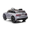 Elektrické autíčko Audi RS6, 12V, koženkové sedadlo, 2,4 GHz dialkové ovládanie, USB Vstup, LED svetlá, 12V batéria, mäkké EVA kolesá, 2 X MOTOR, sivý, ORIGINÁL licencia