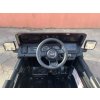 Elektrické autíčko JEEP Wrangler, Jednomiestne, červené, Koženkové sedadlá, Rádio s Bluetooth prehrávačom, SD/USB vstup, Pohon 4x4, Lítiová batéria, EVA kolesá, Odpružená náprava, 2,4 GHz Dialkové Ovládanie