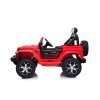 Elektrické autíčko JEEP Wrangler, Jednomiestne, červené, Koženkové sedadlá, Rádio s Bluetooth prehrávačom, SD/USB vstup, Pohon 4x4, Lítiová batéria, EVA kolesá, Odpružená náprava, 2,4 GHz Dialkové Ovládanie
