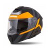 Prilba Modulo 2.0 Profile, CASSIDA (čierna matná/sivá/oranžová) (Veľkosť M)